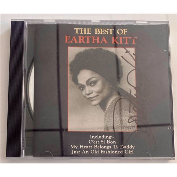 Eartha Kitt signed album