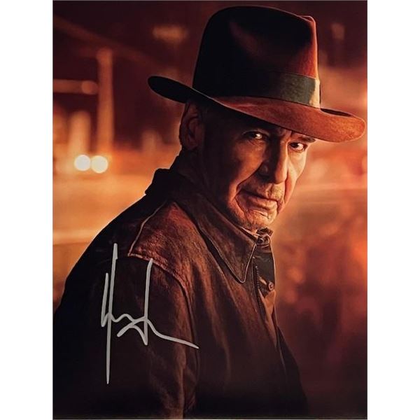 Indiana Jones Harrison Ford signed movie photo