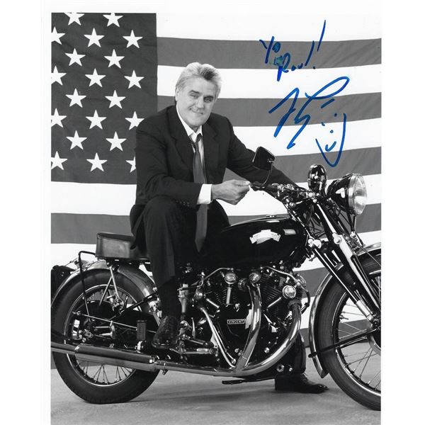 Talk Show Host Jay Leno signed photo
