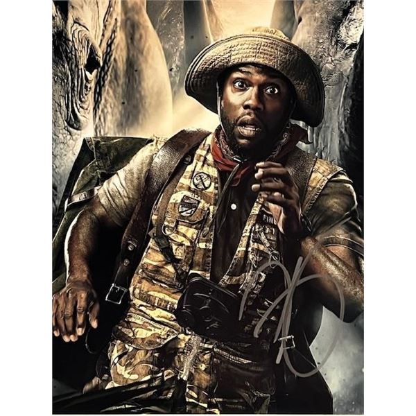 Jumanji Kevin Hart signed movie photo