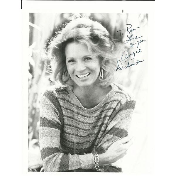 Police Woman Angie Dickinson Signed Photo