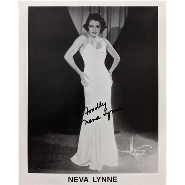 Actress Neva Lynne Signed Photo