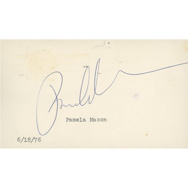 Lady Possessed Pamela Mason original signature