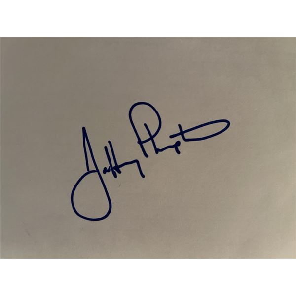 Jeffrey Plympton original signature