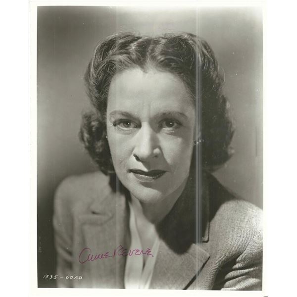 National Velvet Anne Revere Signed Photo