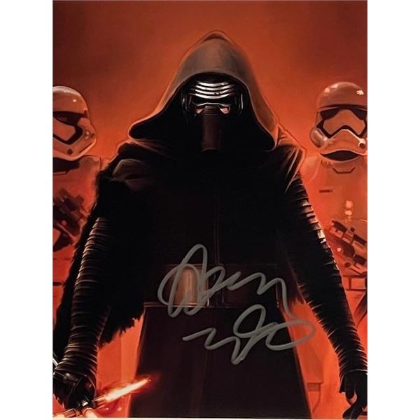 Star Wars Adam Driver signed movie photo