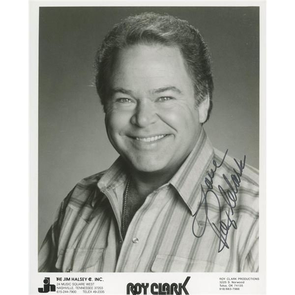 Hee Haw Roy Clark signed photo