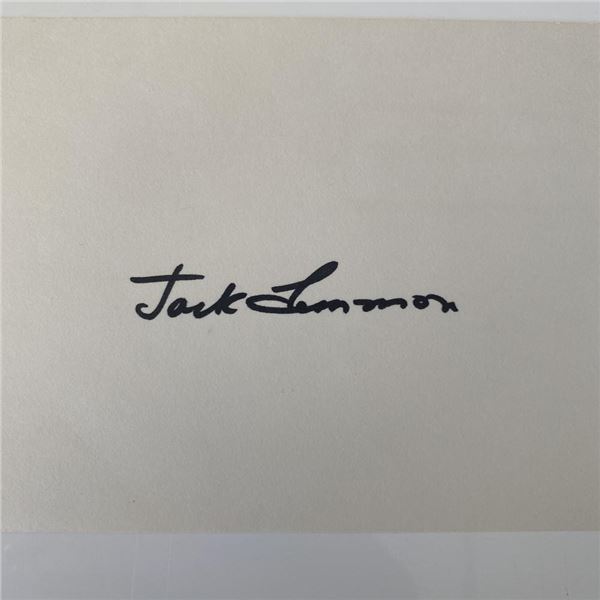Some like It Hot Jack Lemmon signature