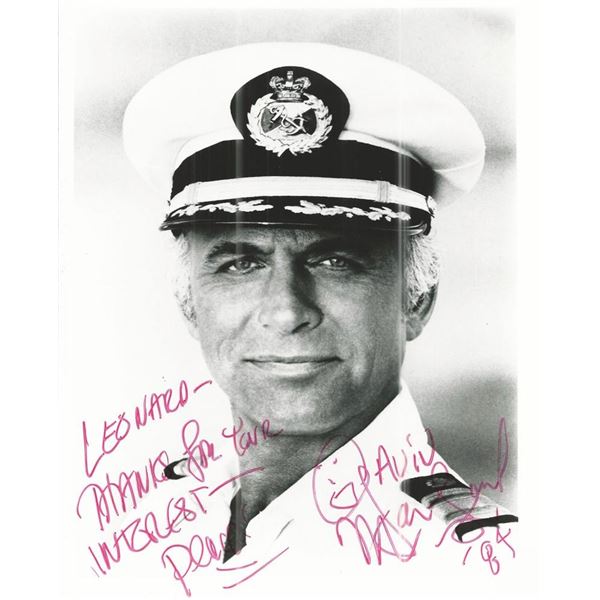 The Love Boat Gavin MacLeod Signed Photo