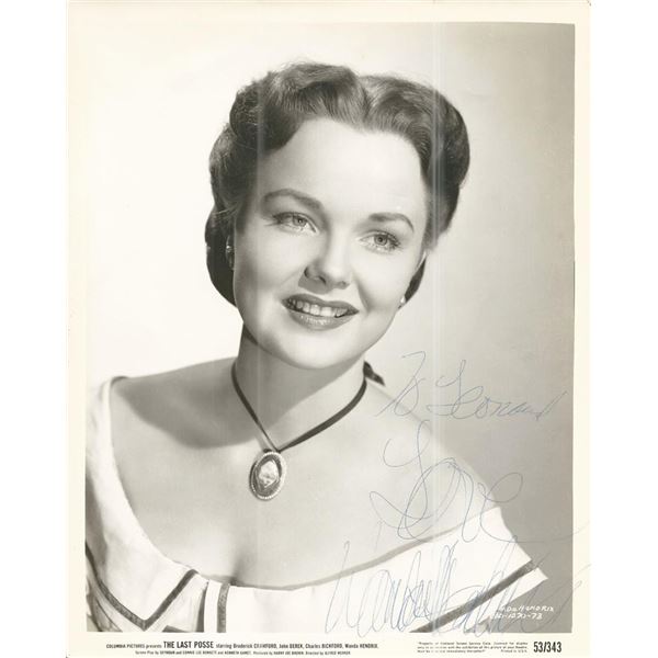 The Last Posse Wanda Hendrix Signed Movie Photo