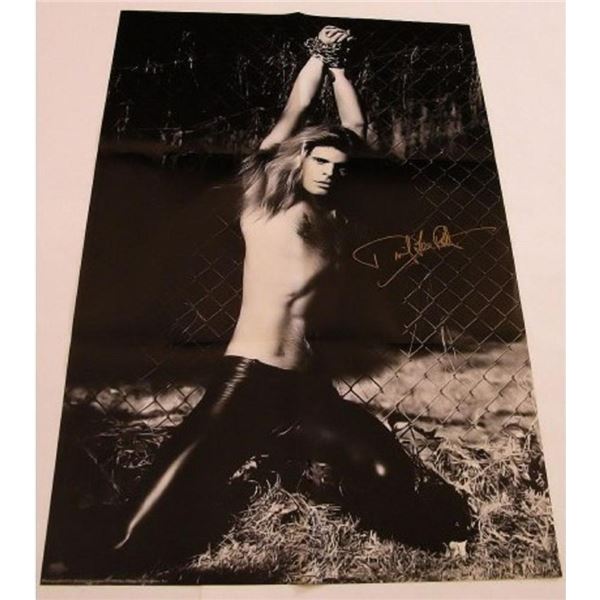 David Lee Roth signed album insert