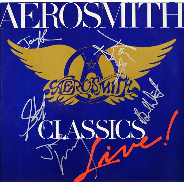 Aerosmith signed Classics Live! album