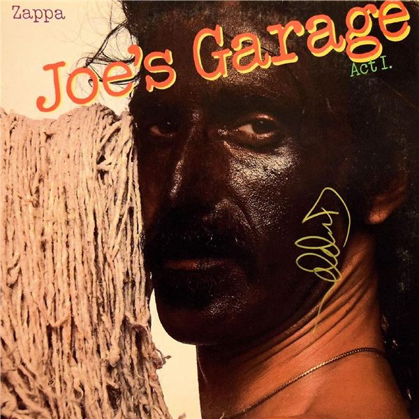 Frank Zappa signed Joes Garage Act I album