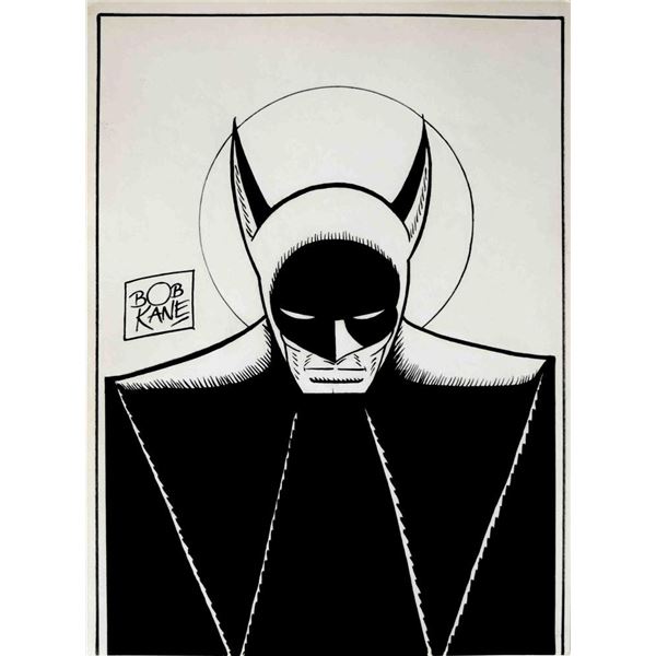 Batman Sketch signed bu Bob Kane
