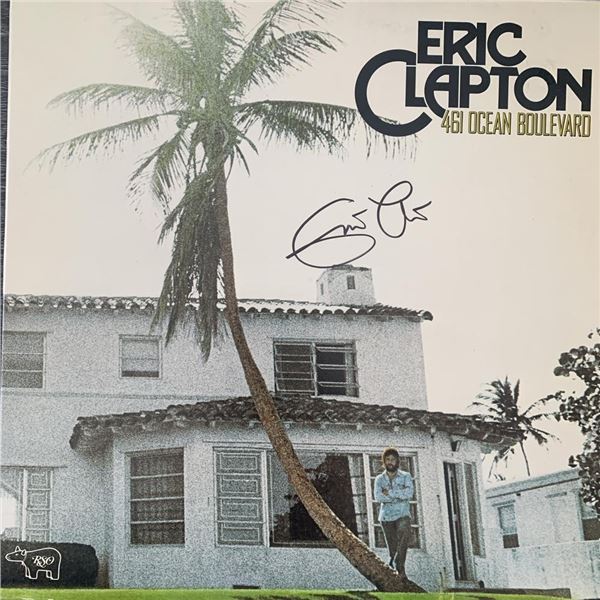 Eric Clapton 461 Ocean Boulevard signed album. GFA Authenticated