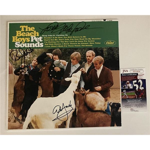 The Beach Boys Pet Sounds signed album-JSA