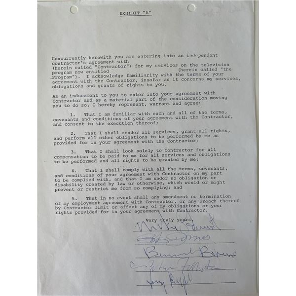 We Five signed contract