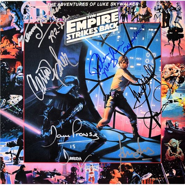 Star Wars The Empire Strikes Back signed soundtrack album