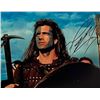 Image 1 : Braveheart Mel Gibson Signed Photo