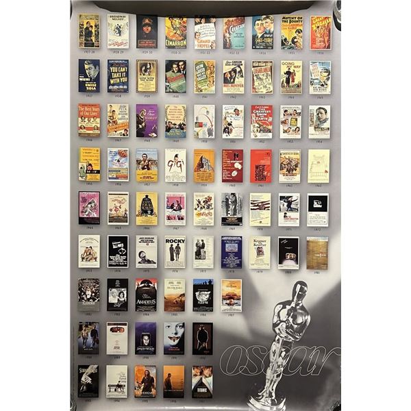 Rare Paramount Multi-Year Original Oscar Poster