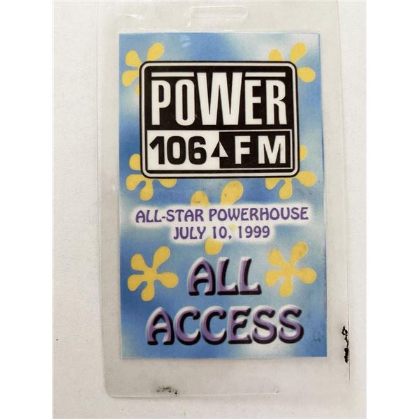 Power 106 FM 1999 All Access Backstage Pass