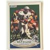 Image 1 : Seattle Seahawks Kelly Stouffer 1990 Fleer #273 signed trading card