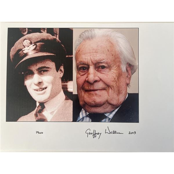 Fighter pilot Geoffrey Wellum signed photo