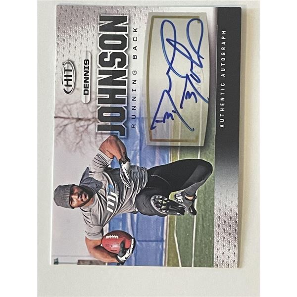 Dennis Johnson signed autograph card