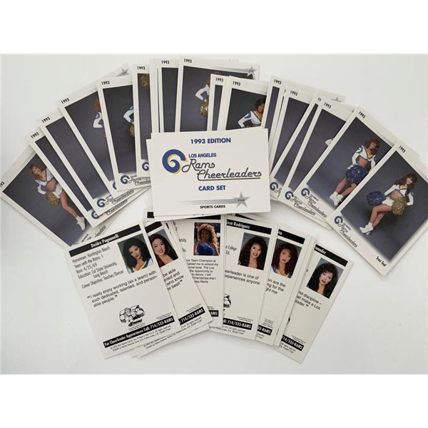 1993 Los Angeles Rams Cheerleaders Card Set