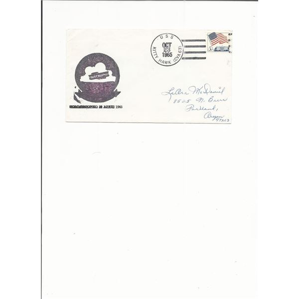 U.S.S. Kitty Hawk- First Day Cover - 1965