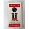 Image 1 : Tiger Jam 1998 Backstage Pass