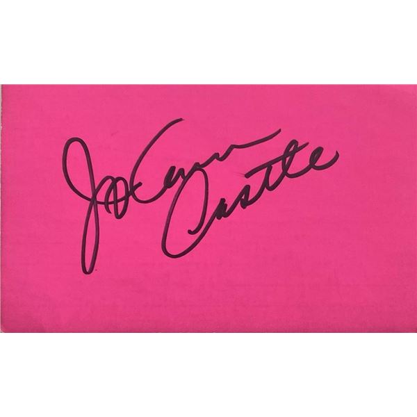 Jo Ann Castle original signature