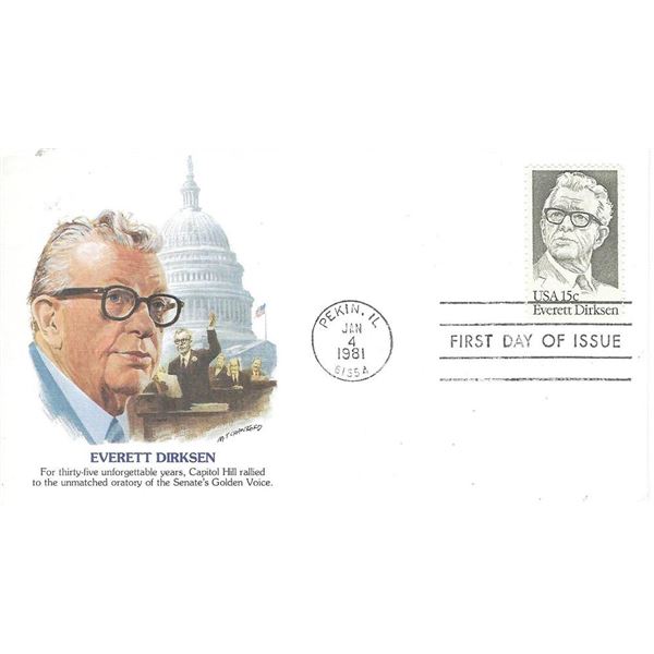 Everett Dirksen FDC