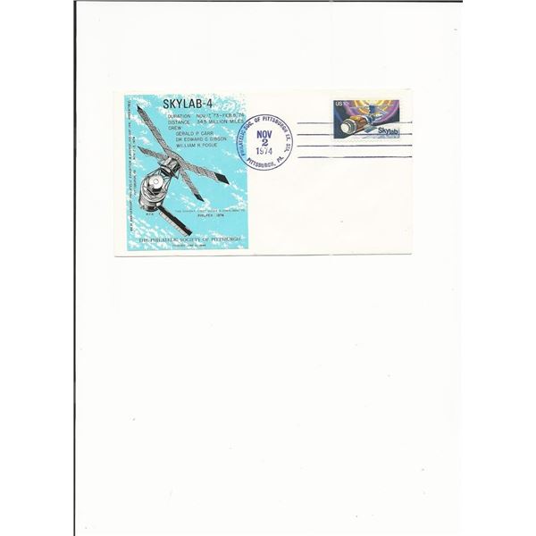 Skylab-4 - First Day Cover - Pittsburgh, PA 1974