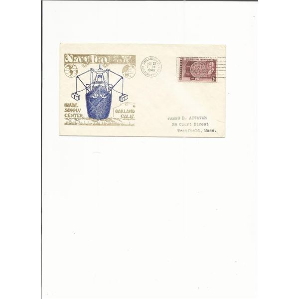 Navy Day - Oakland, CA - First Day Cover - 1948