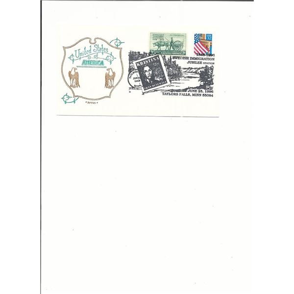 Taylors Falls, Minn. - Swedish Immigration Jubilee - First Day Cover - 1996
