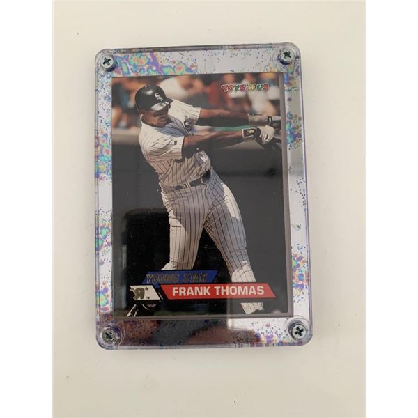 Frank Thomas Young Star Framed Baseball Card
