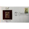 Image 1 : Wildlife Habitats Wetlands Gold Stamp Replica First Day Cover
