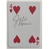 Image 1 : Julie Harris signed playing card