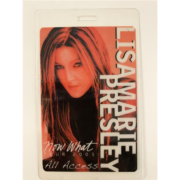 Lisa Marie Presley Now What 2005 Tour All Access Pass