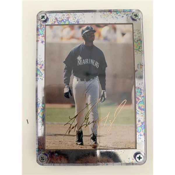 Ken Griffey Jr. Mariners Facsimile Signed Framed Baseball Card