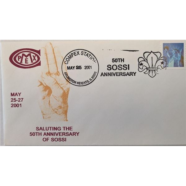 50th Anniversary Of SOSSI First Day Cover