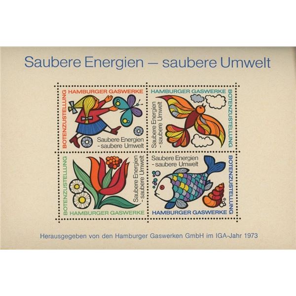 Hamburger Gaswerke Stamp Set