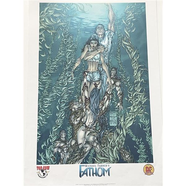 Michael Turner's Fathom Comic Poster