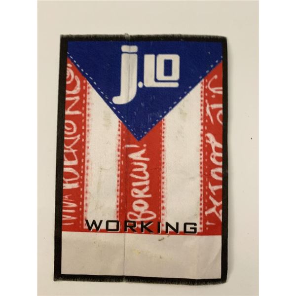 J.Lo Backstage Working Pass