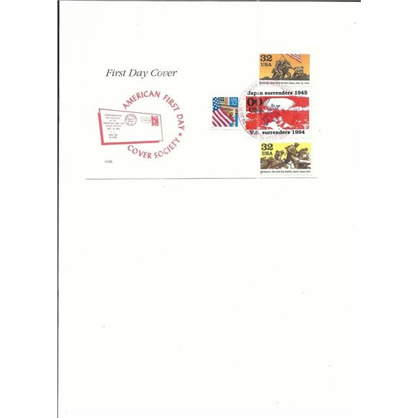 V-J Day 50th Anniversary - First Day Cover - Honolulu, HI - 1995