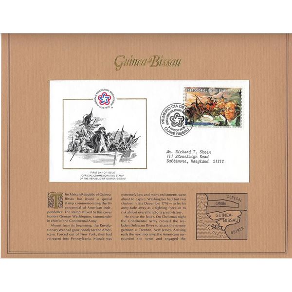 Guinea-Bissau - American Bicentennial Commemorative FDC