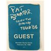 Image 1 : Pat Benatar Seven the Hard Way 1986 Tour Backstage Pass