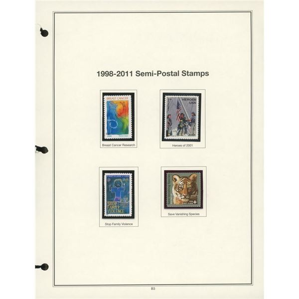 1998-2011 Semi-Postal Stamps
