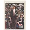 Image 1 : NCAA Coach Mike Krzyzewski 1992 Skybox #96 signed trading card
